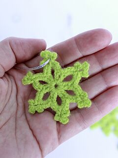 Мастер-класс Снежинка крючком, изображение 3
