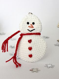 Мастер-класс Снеговик крючком, изображение 3