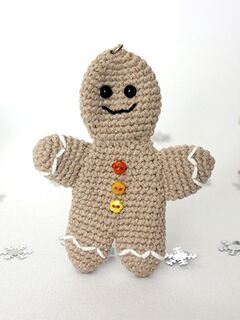 Мастер-класс Пряничный человек крючком, изображение 4