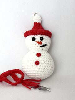 Мастер-класс Снеговик крючком, изображение 4