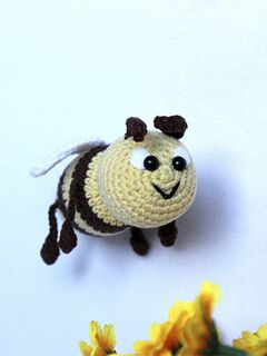 Мастер-класс Пчела крючком, изображение 5