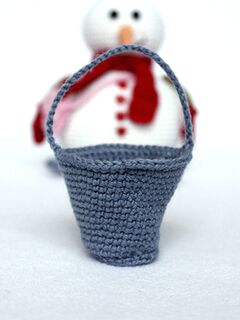 Мастер-класс Снеговик крючком, изображение 6