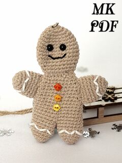 Мастер-класс Пряничный человек крючком