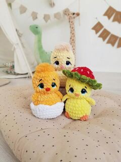 Мастер-класс «Цыпа» из серии МК Крошки-Горошки, вязание крючком автор Chirka_toys, изображение 6