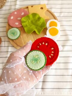 Бутерброд из фетра Развивающая игрушка, изображение 6