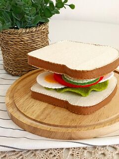 Бутерброд из фетра Развивающая игрушка, изображение 2