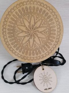 Ночник Мандала с лучиками, изображение 3