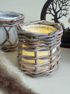Подсвечник плетеный, изображение 3