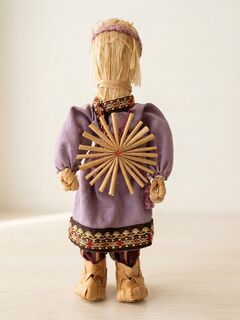 Кукла обереговая, интерьерная, Спиридон-Солнцеворот