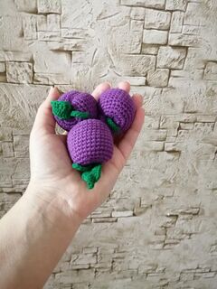 Схема вязания, вязаные фрукты, вязаная еда, фрукты крючком, изображение 3