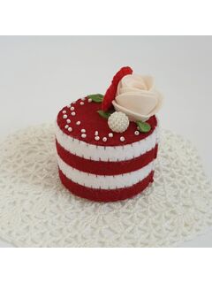 Набор 3 пирожных из фетра для детской кухни, изображение 2