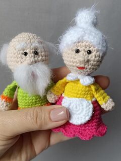 Схема вязания Пальчиковый театр Колобок, Мастер-класс, изображение 3