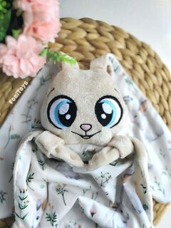 Игрушка для сна зайка для новорожденных 36 см, гипоаллергенная бежевая, подарок, Вариации товаров: 3, изображение 2