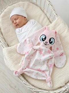 Игрушка для сна зайка для новорожденных 36 см, гипоаллергенная розовая, подарок, Вариации товаров: 2