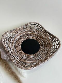 Блюдо плетеное для фруктов