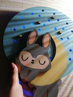 Ночник Зайка RGB, изображение 3