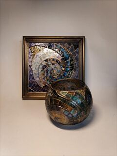 Картина на стекле 20*20 см., изображение 2