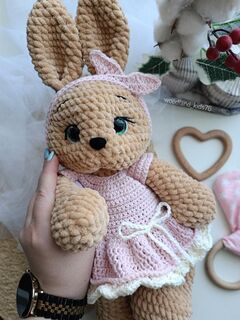 МК "Плюшевые зайки Яся и Ося", изображение 5