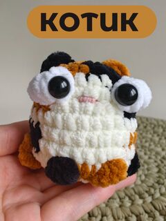 мягкая игрушка котенок ручной работы / брелок котенок