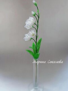 Садовые колокольчики из бисера, изображение 2