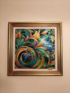 Картина на стекле 20*20 см., изображение 4