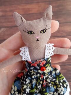 "Кошечка" мягкая игрушка, изображение 4