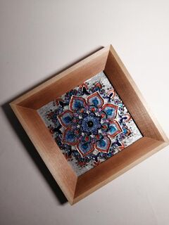 Картина на стекле 10*10 см.