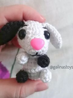 Вязаная собачка Бим, изображение 3
