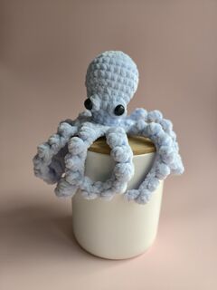 Мягкая игрушка осьминог вязаный, изображение 3