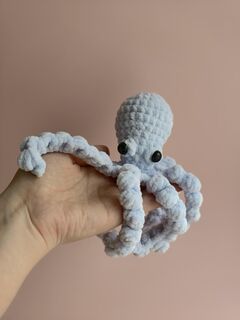 Мягкая игрушка осьминог вязаный, изображение 2