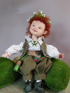 Интерьерная кукла. Маленький эльф
