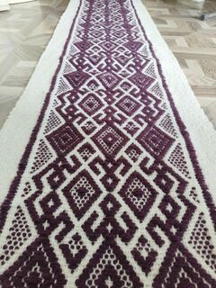 Дорожка домотканая ковровая