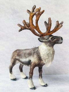Северный олень ватная игрушка, изображение 5