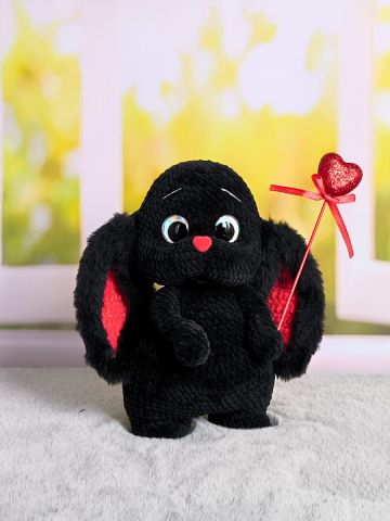Игрушка мягкая вязанная кролик Максик, изображение 11