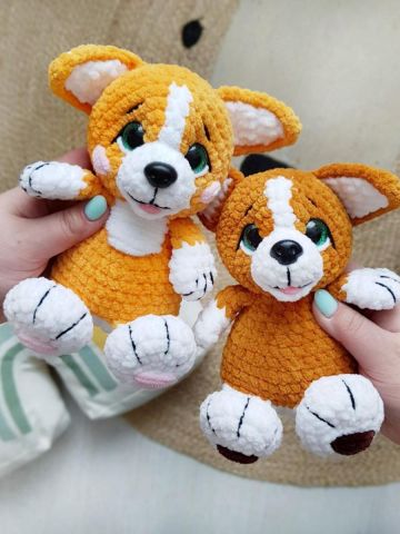 Мастер-класс "Корги" вязание крючком автор Chirka_toys, изображение 3