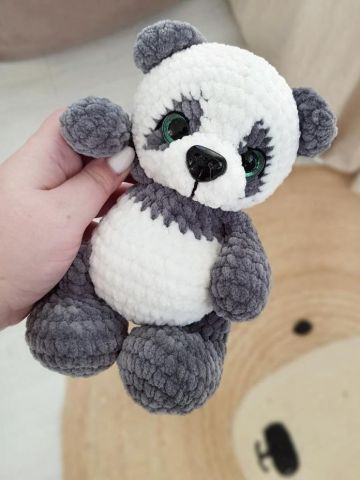 Мастер-класс "Пандочка" вязание крючком автор Chirka_toys, изображение 2