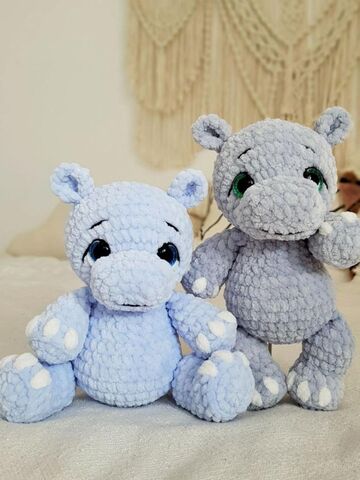 Мастер-класс «Бегемотик», вязание крючком автор Chirka_toys, изображение 4
