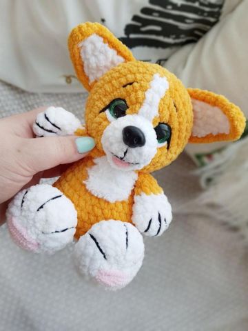 Мастер-класс "Корги" вязание крючком автор Chirka_toys, изображение 5