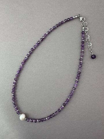 Чокер из аметиста
