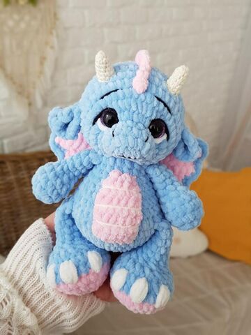 Мастер-класс "Дракоши и Динозаврики" вязание крючком автор Chirka_toys, изображение 4