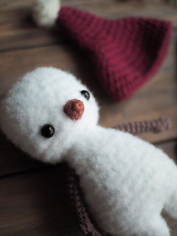 Мастер-класс снеговик Фрости амигуруми схема вязания, изображение 7