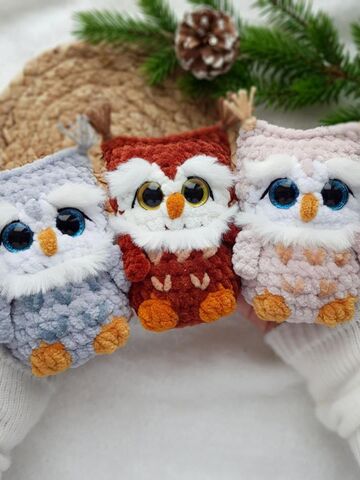 Мастер-класс «Совушка» из серии МК Крошки-Горошки, вязание крючком автор Chirka_toys, изображение 7