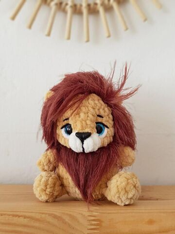 Мастер-класс «Мини Лев, Тигр, Леопард» из серии МК Крошки-Горошки, вязание крючком автор Chirka_toys, изображение 6