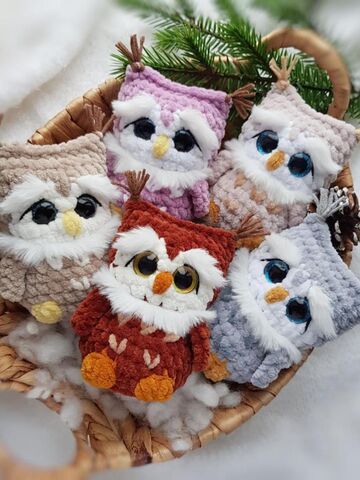 Мастер-класс «Совушка» из серии МК Крошки-Горошки, вязание крючком автор Chirka_toys, изображение 8