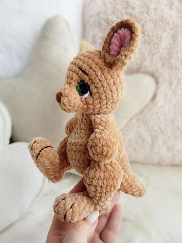 Мастер-класс "Кенгуру" вязание крючком автор Chirka_toys, изображение 5