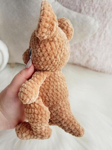 Мастер-класс "Кенгуру" вязание крючком автор Chirka_toys, изображение 3