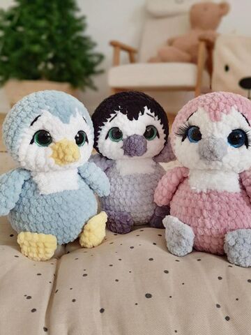 Мастер-класс "Пингвинёнок" вязание крючком автор Chirka_toys, изображение 3