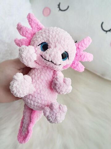 Мастер-класс "Аксолотль" вязание крючком автор Chirka_toys, изображение 3