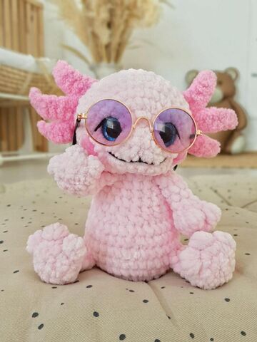 Мастер-класс "Аксолотль" вязание крючком автор Chirka_toys, изображение 5