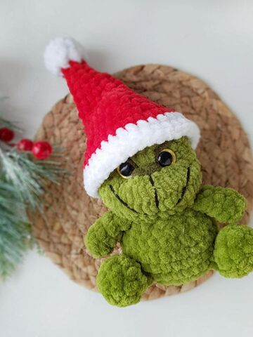 Мастер-класс «Мини Гринч» из серии МК Крошки-Горошки, вязание крючком автор Chirka_toys, изображение 3